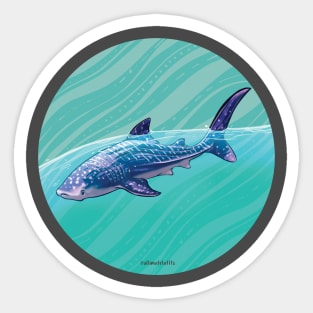 Whale Shark V2 Sticker